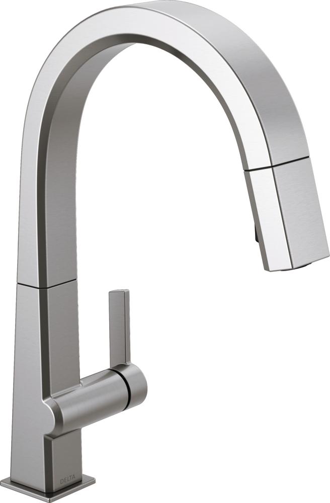 Delta Pivotal Single Handle Pull-Down Sprayer Kitchen Faucet