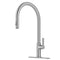 KRAUS Oletto High-Arc Single Handle Pull-Down Kitchen Faucet with Deck Plate