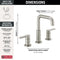 Delta Nicoli 8 in. Widespread Two Handle Bathroom Sink Faucet