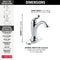 Delta Linden Single Handle Single-Hole Bathroom Sink Faucet