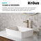 Kraus Indy Single Handle Vessel Bathroom Faucet