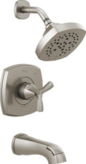 Delta Stryke Single Handle Wall-Mount 5-Spray Tub and Shower Faucet Trim Kit (Valve Not Included)