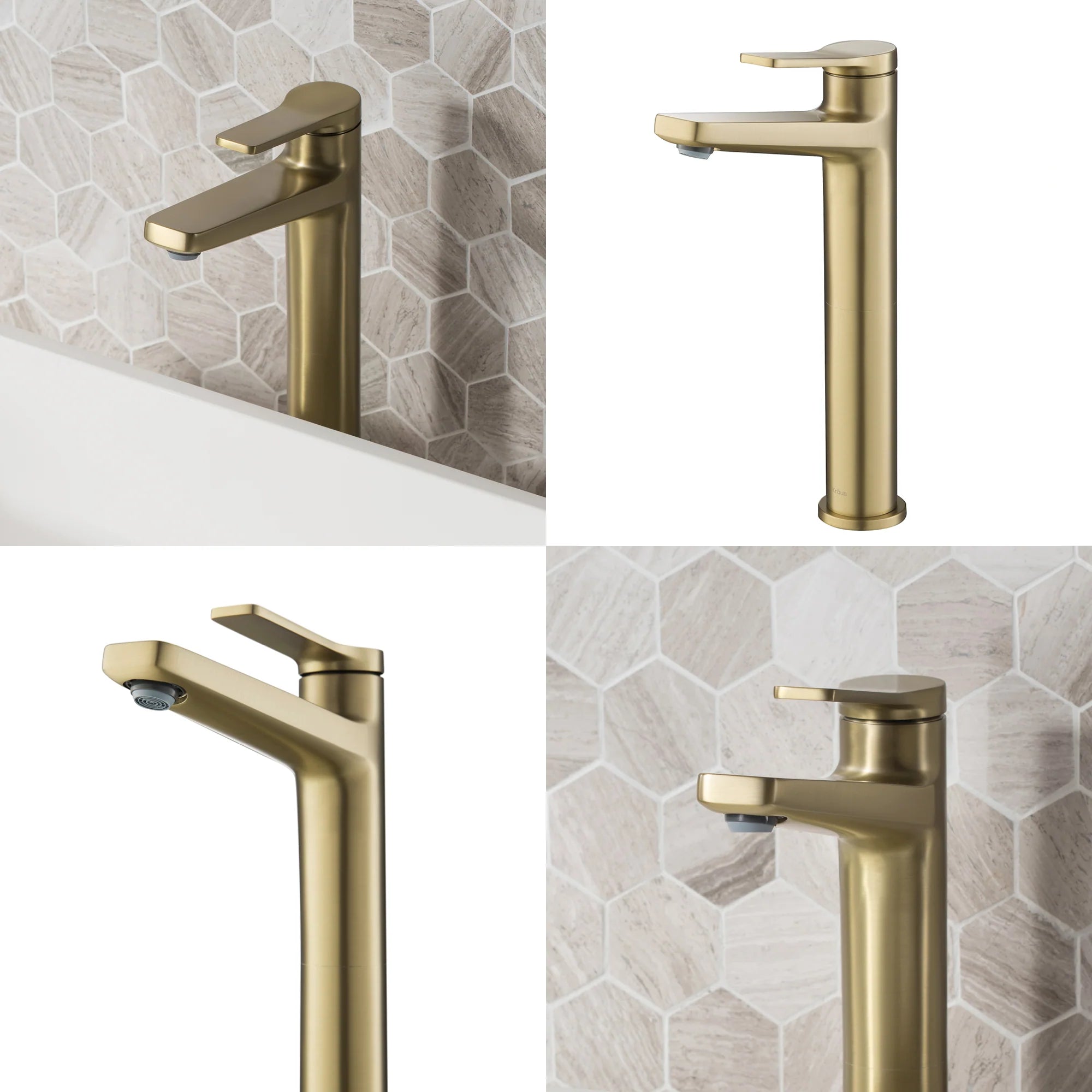 Kraus Indy Single Handle Vessel Bathroom Faucet