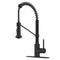 KRAUS Bolden Commercial Style Pull-Down Single Handle Kitchen Faucet with Deck Plate